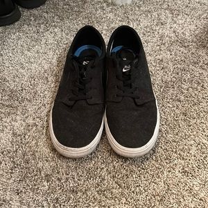 Men’s size 9 Nike SB Portmore. Black in color with white sole.